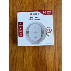 Kidde Detect Smoke Alarm Hardwired with Battery Backup White Model 20SAR